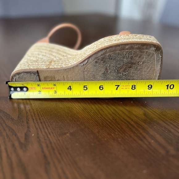 Stuart Weitzman Nude Wedge Espadrilles - Picture 6 of 9